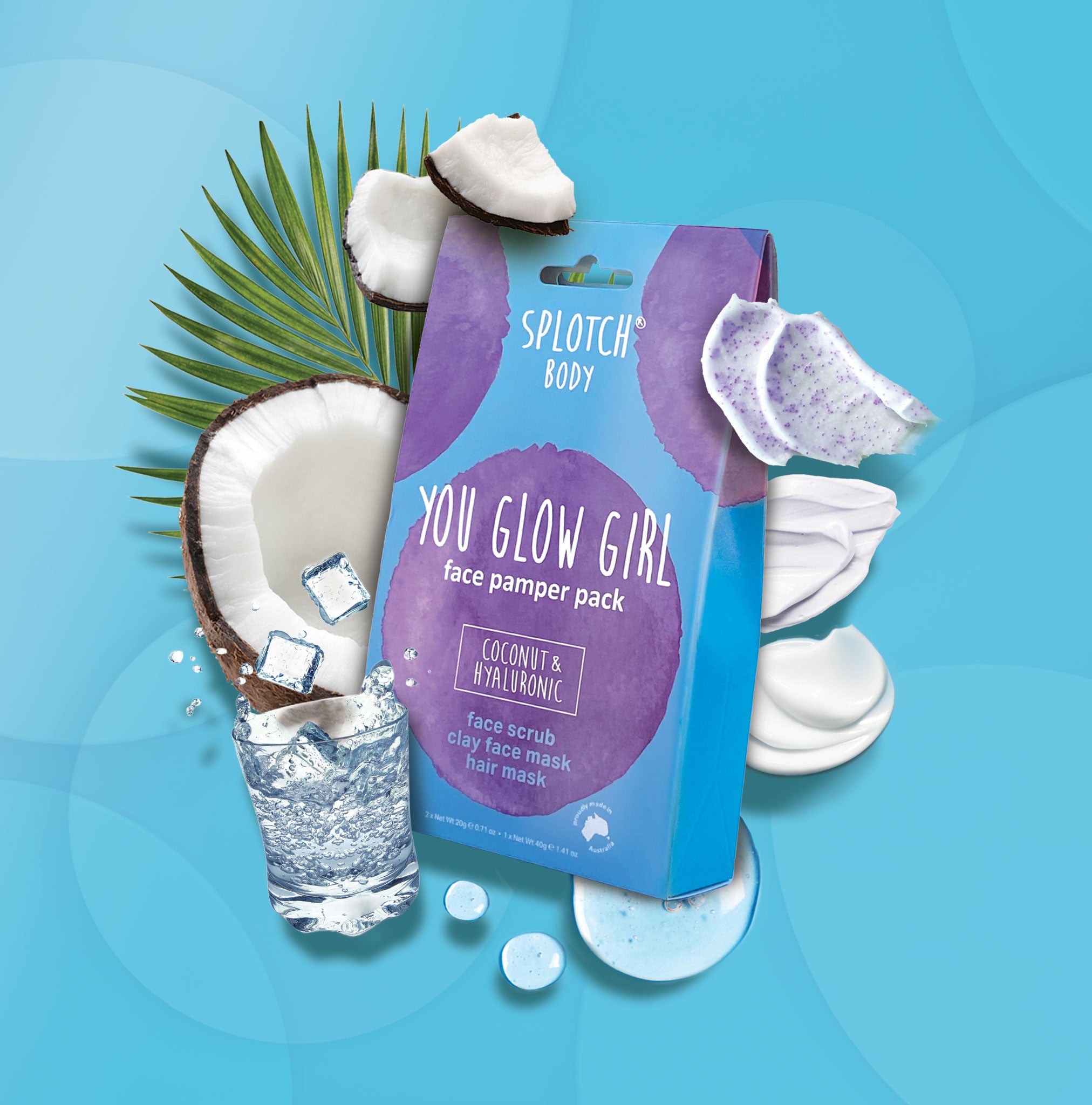 you glow girl...
face pamper pack