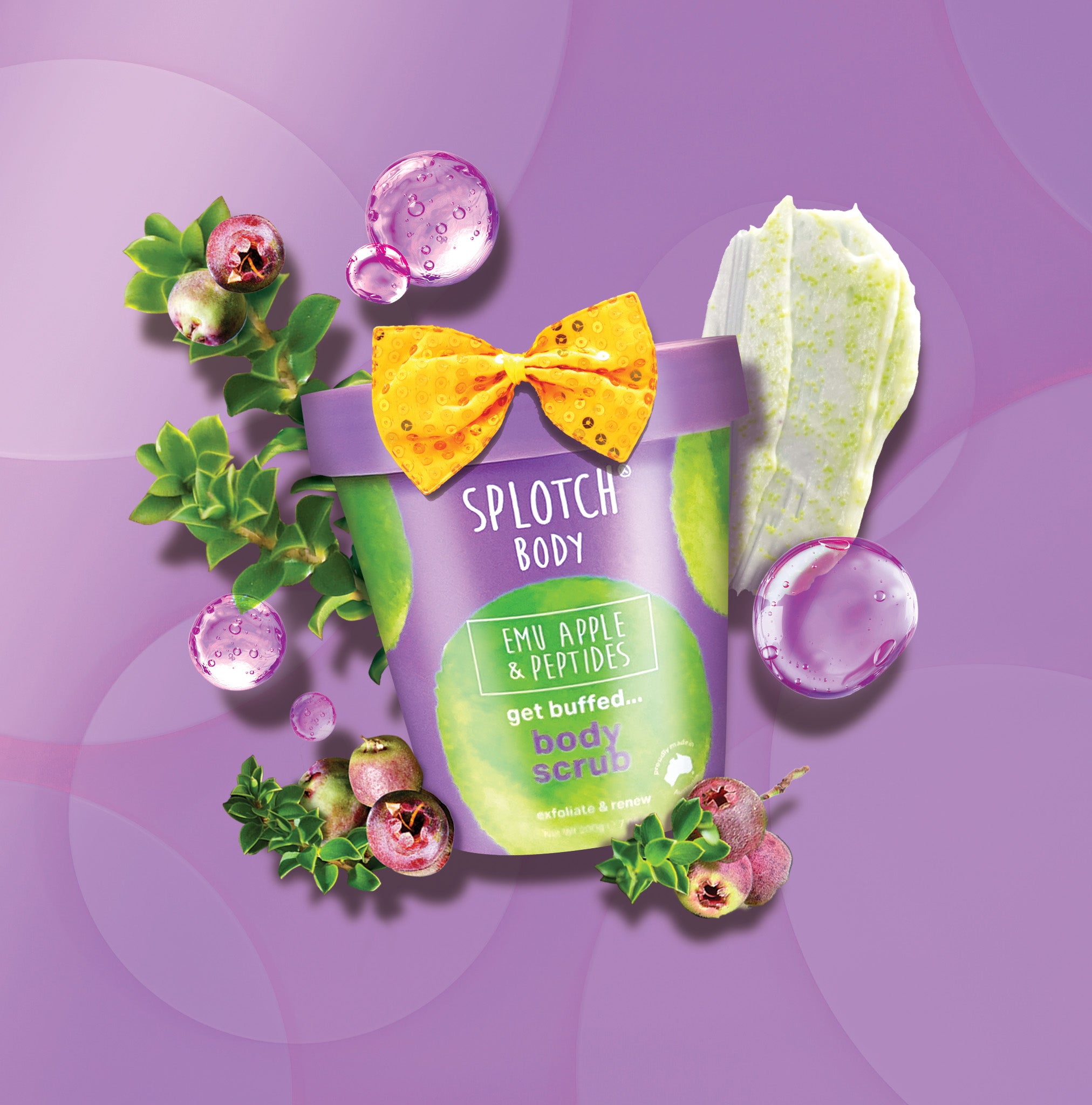 get buffed...body scrub