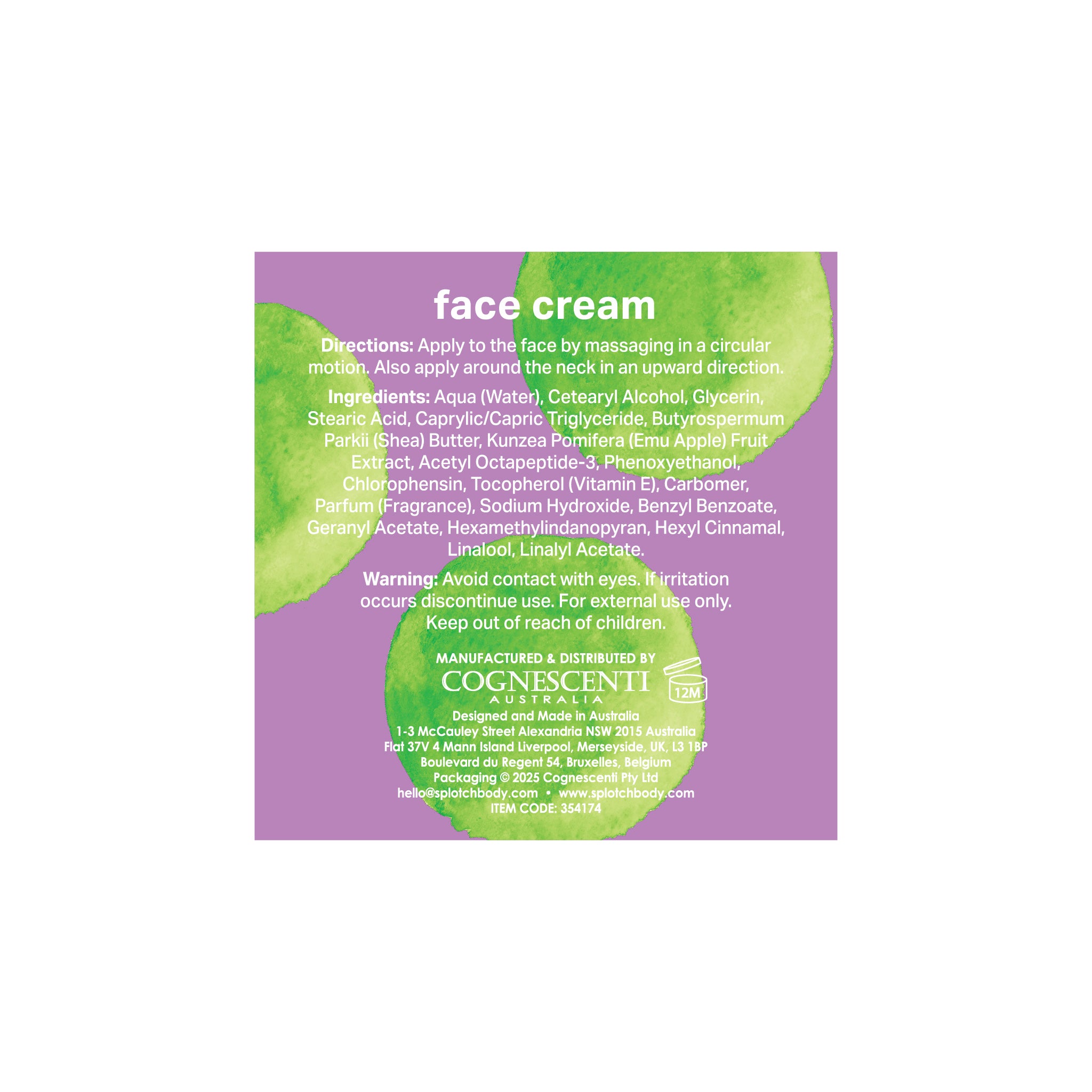face the glow...face cream