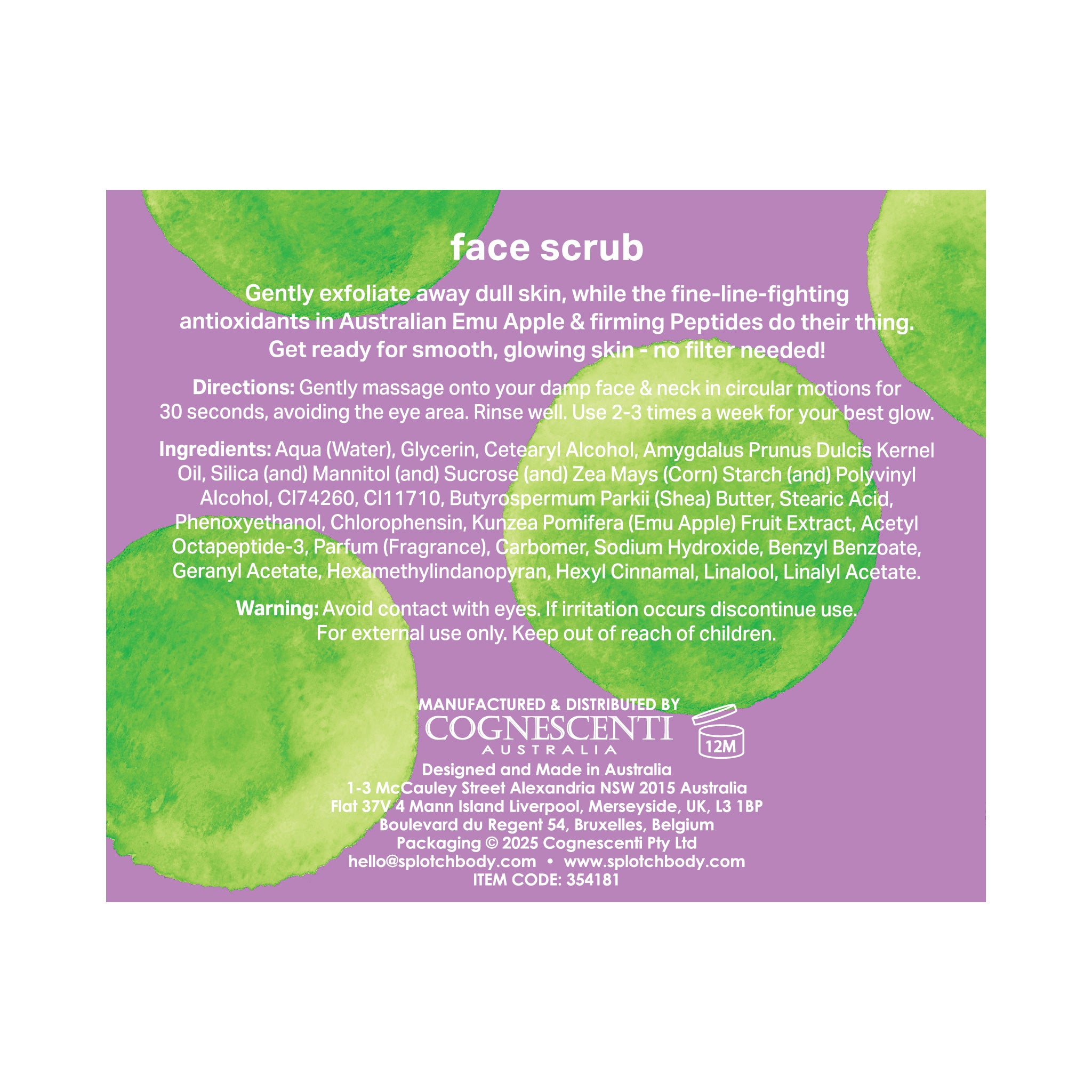 filter perfect...face scrub