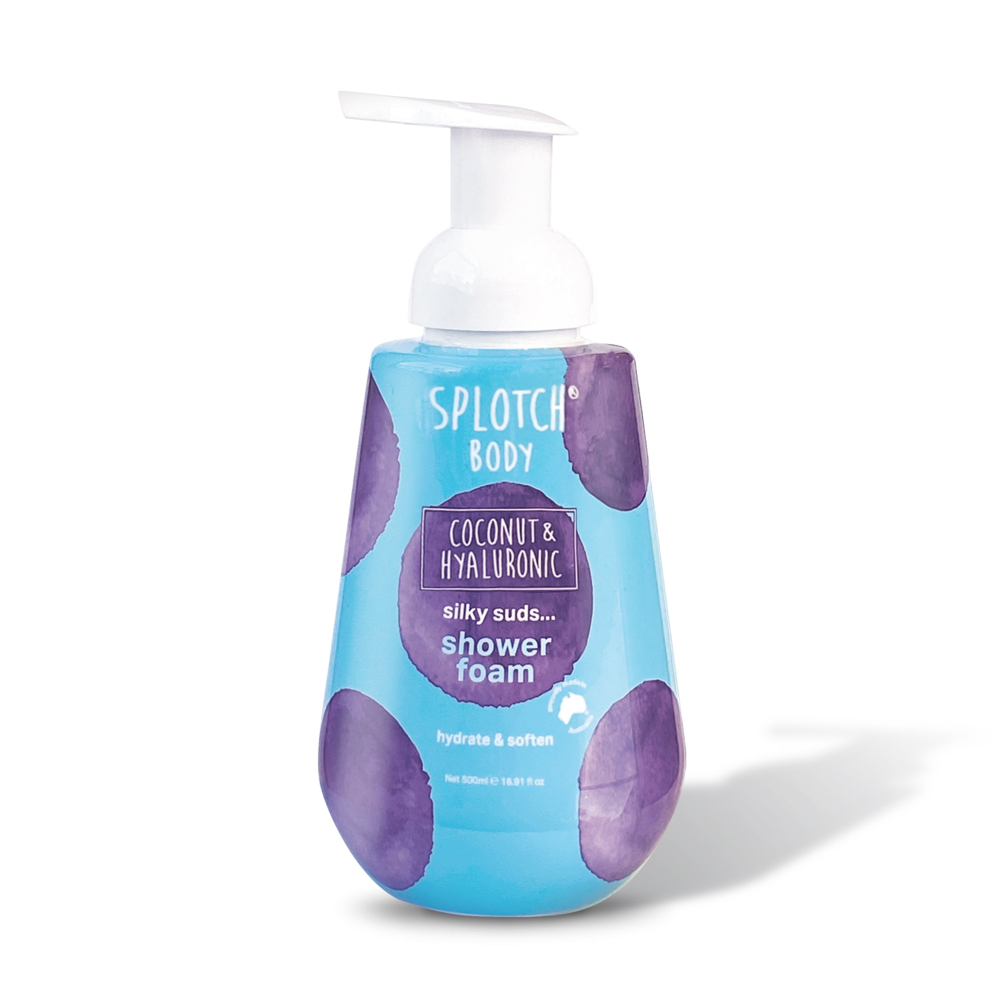 silky suds...shower foam