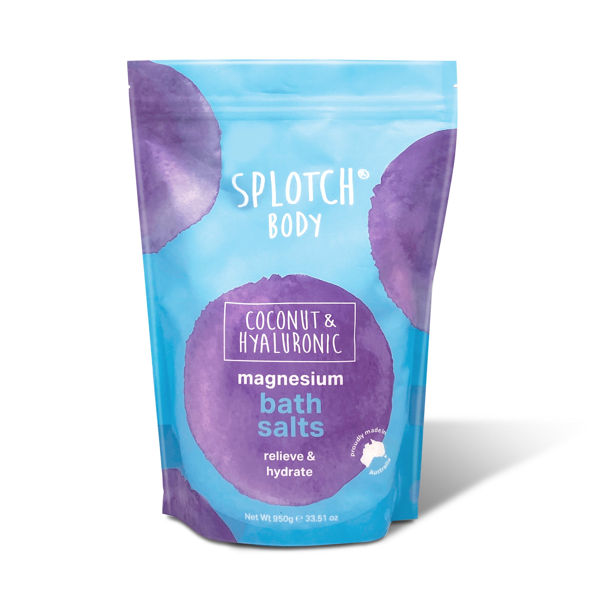 coconut & hyaluronic magnesium bath salts