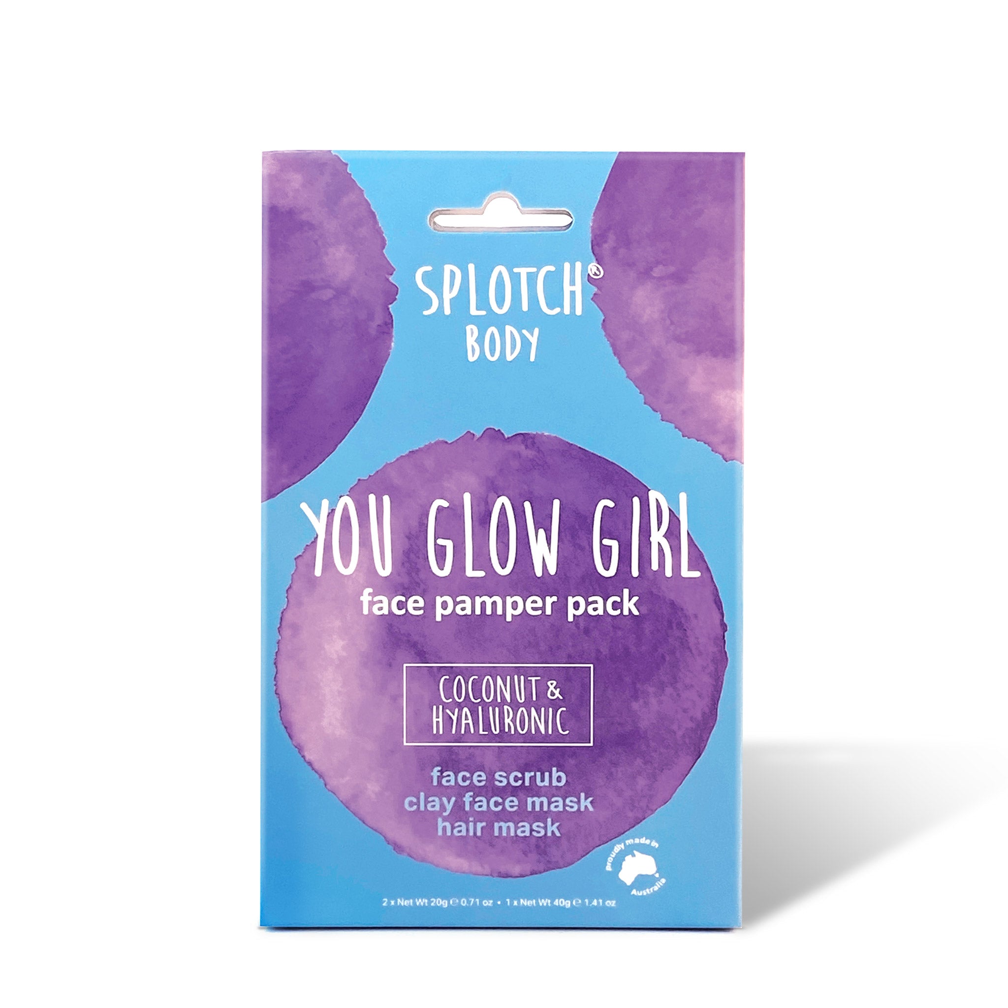 you glow girl...
face pamper pack