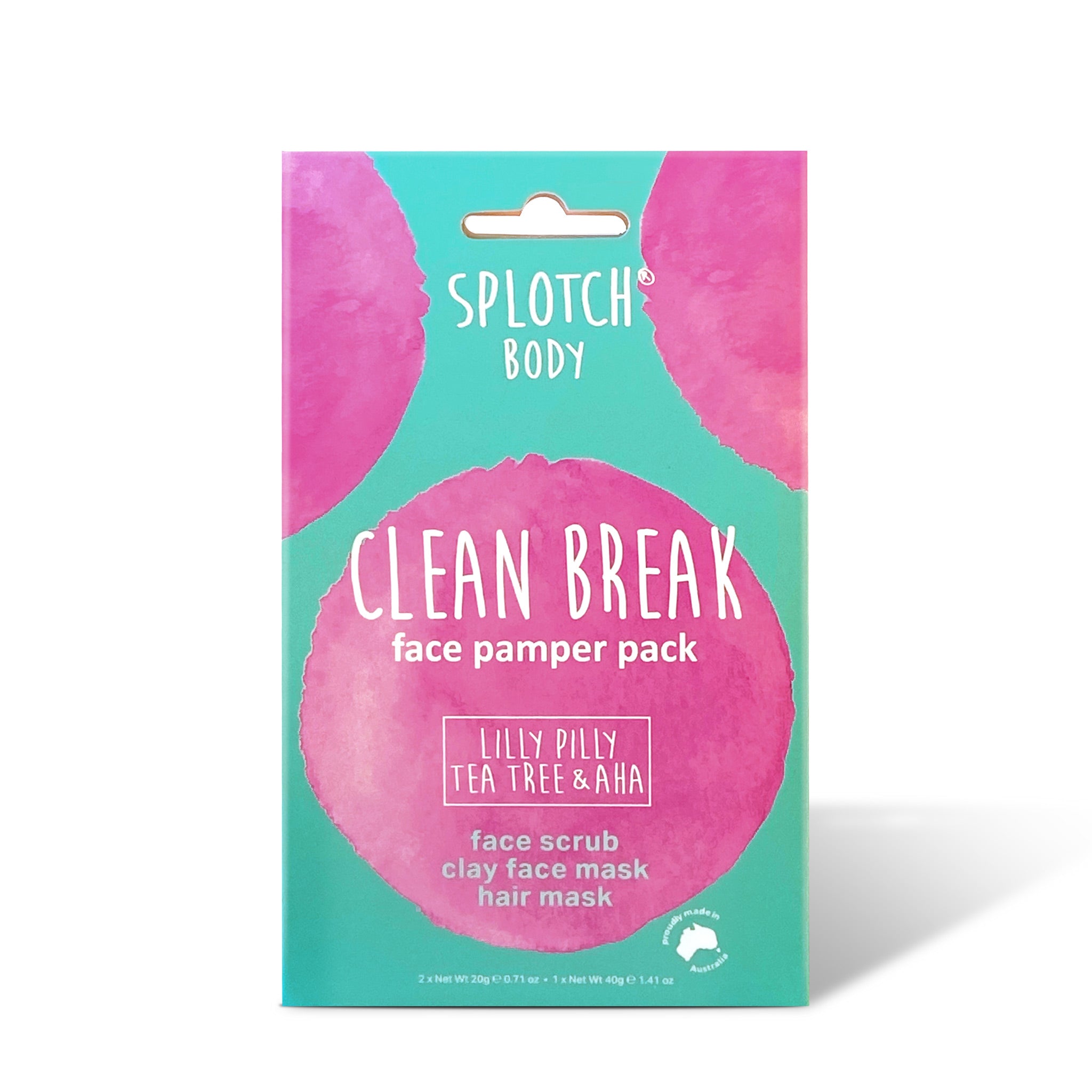 clean break...face pamper pack