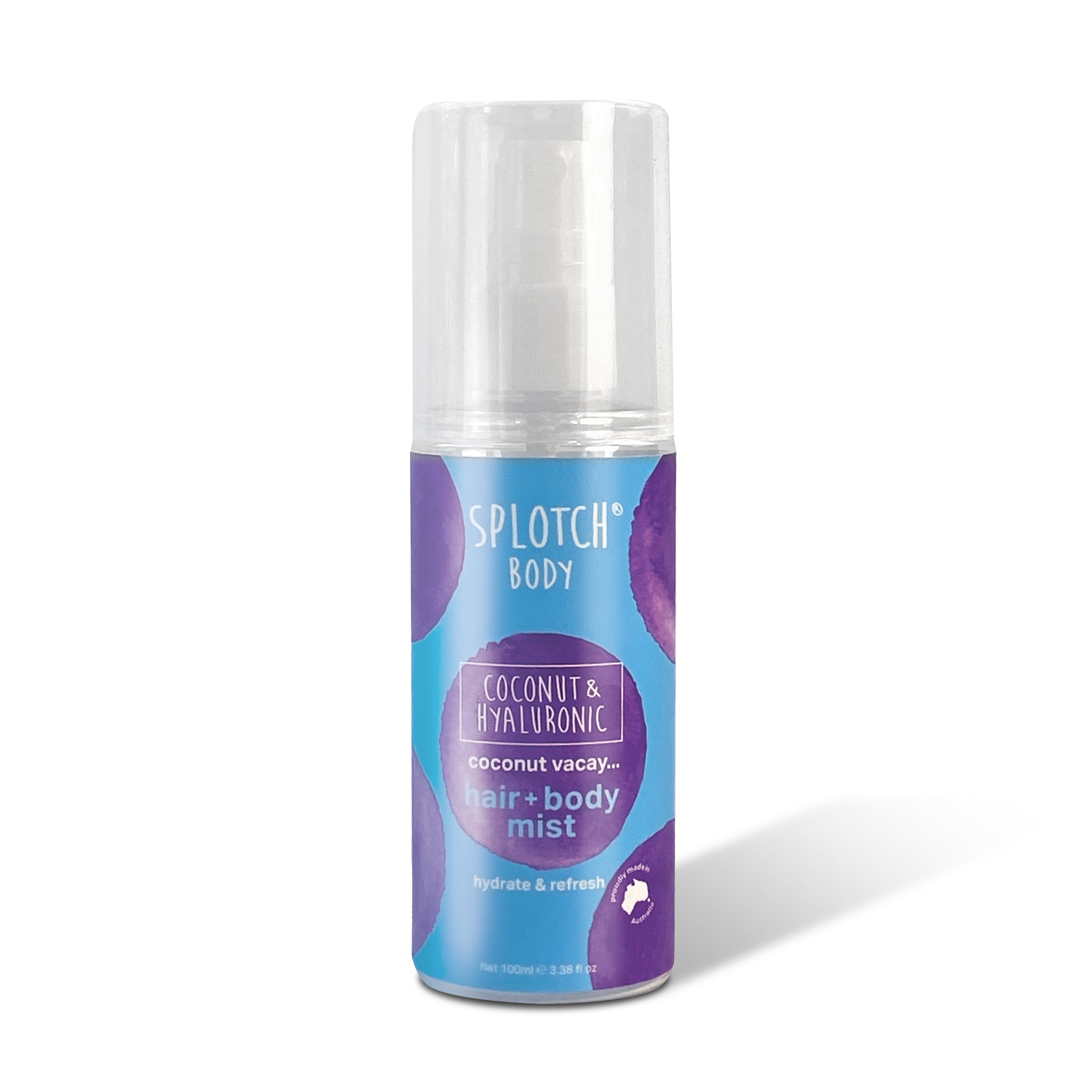 coconut vacay...hair + body mist