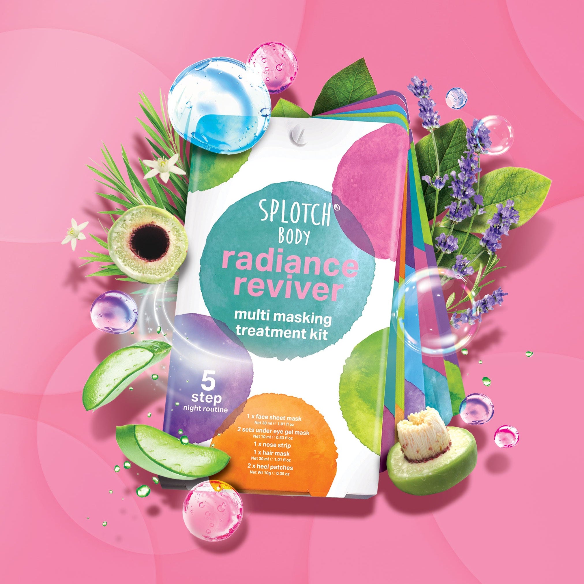 radiance reviver...multi masking treatment kit