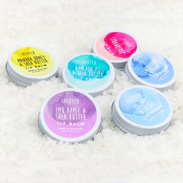SPLOTCH BODY EMU APPLE & SHEA BUTTER LIP BALM 20G