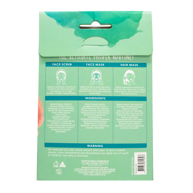 SPLOTCH BODY KAKADU PLUM & VITAMIN C ROAD TRIP FACE PAMPER PACK